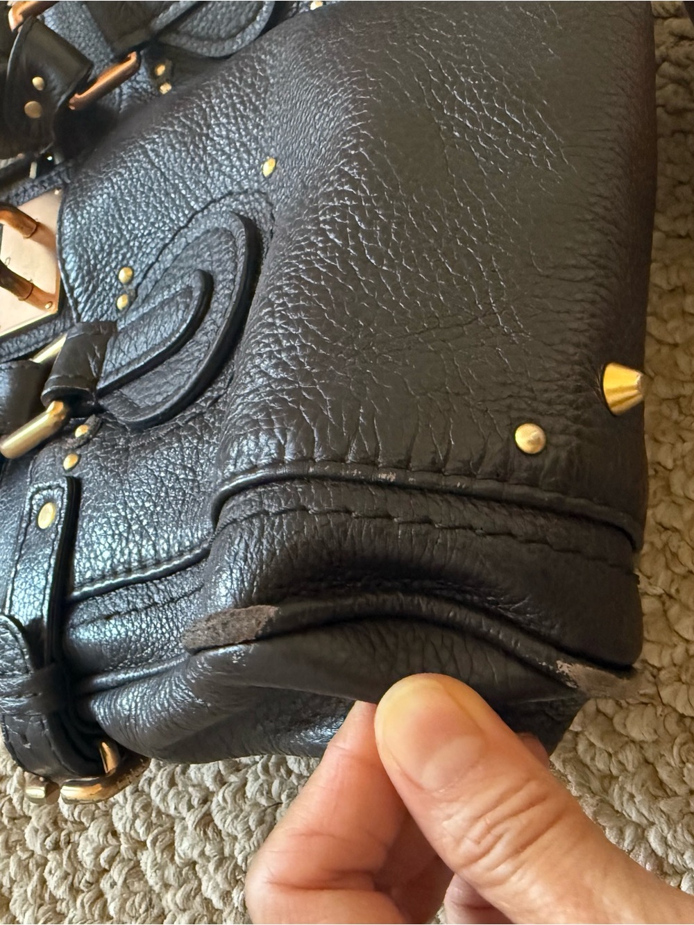 Chloe Paddington Dark Brown Handbag with Gold Hardware - Picture 11 of 12